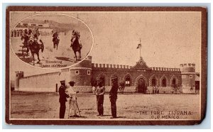 Tijuana Baja California Mexico Postcard The Fort Horse Racing c1940's