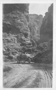 c1910 Large Touring Automobile Western Desert Canyon RPPC Real Photo