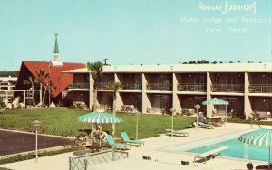 Howard Johnson's Motor Lodge & Restaurant - Perry, Florida Vintage Postcard
