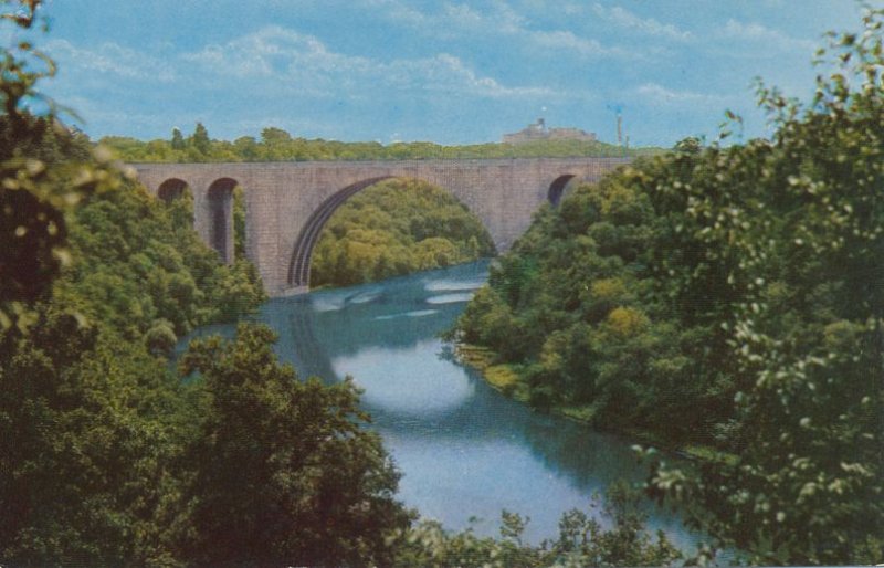 Rochester NY, New York - Veteran's Memorial Bridge spanning the Genesee River