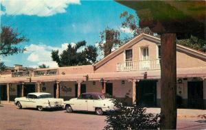 Albuquerque New Mexico Autos La Placita Mexican Restaurant Postcard Petley 1149