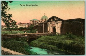 Parian Gate Manila Philippines UNP Unused 1910s DB Postcard H7