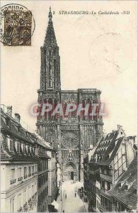 Old Postcard Strasbourg La Cathedrale ND