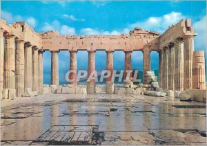 Postcard Modern Athens Acropolis The Parthenon (Interior)