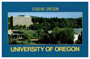 University Of Oregon School Trees Eugene Chuck Hawks UNP Chrome Postcard 86176000105