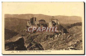 Old Postcard Mont Sainte Odile the Dreystein