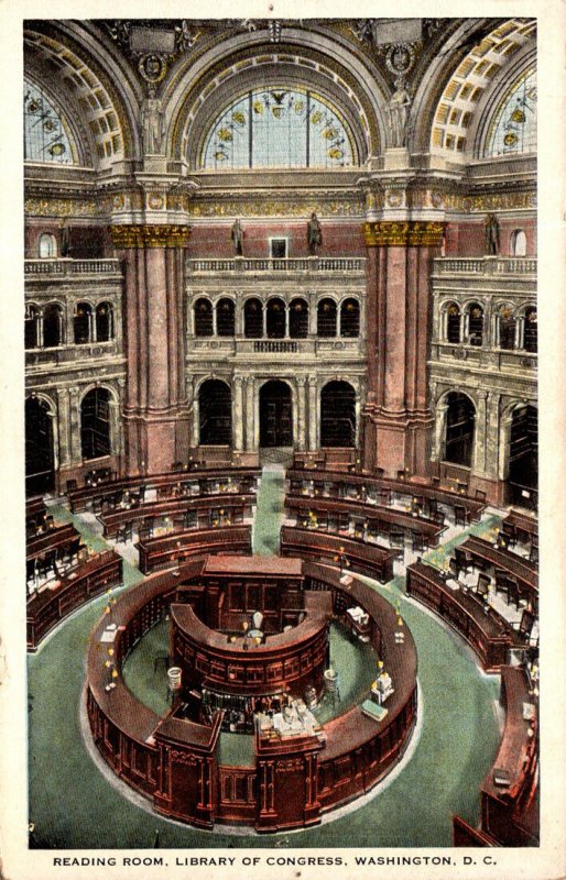 Washington D C Library Of Congress Reading Room