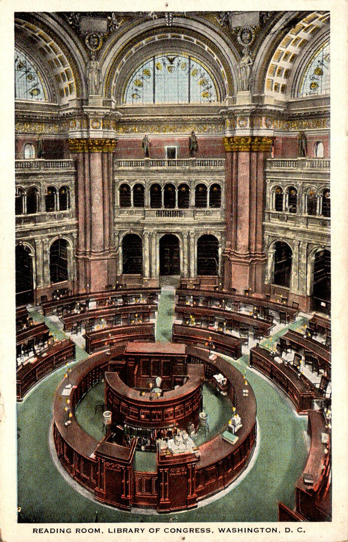 library of congress reading room