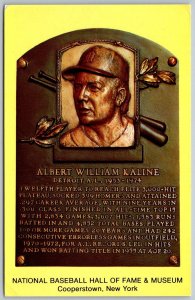 Al Kaline HOF Hall Of Fame Baseball Sports Vintage Postcard