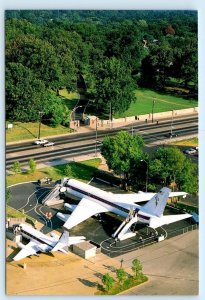 MEMPHIS, TN ~ ELVIS PRESLEY Airplanes LISA MARIE & HOUND DOG 4x6 Postcard 1989