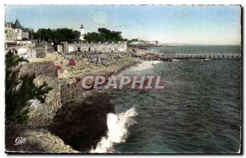 Old Postcard Cote de Jade Pornic The Noeveillard range with Jetee