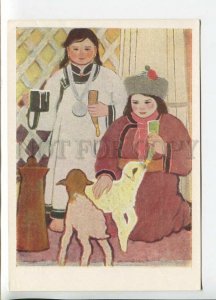 449015 USSR 1959 year China Gao Di sisters publishing house Izogiz postcard