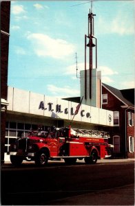 Always There Hook & Ladder 1, Waynesboro PA Fire Dept Vintage Postcard V58