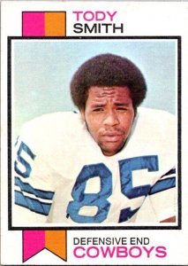 1973 Topps Football Card Tody Smith Dallas Cowboys sk2615