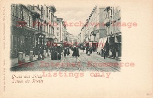 Italy, Trieste, Corso, Business Section