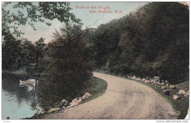 Near HALIFAX, Nova Scotia, Canada, PU-1910; Drive In The Dingle