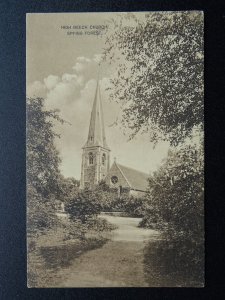 London Essex EPPING FOREST High Beech Church - Old Postcard by Bells Co. Ltd.