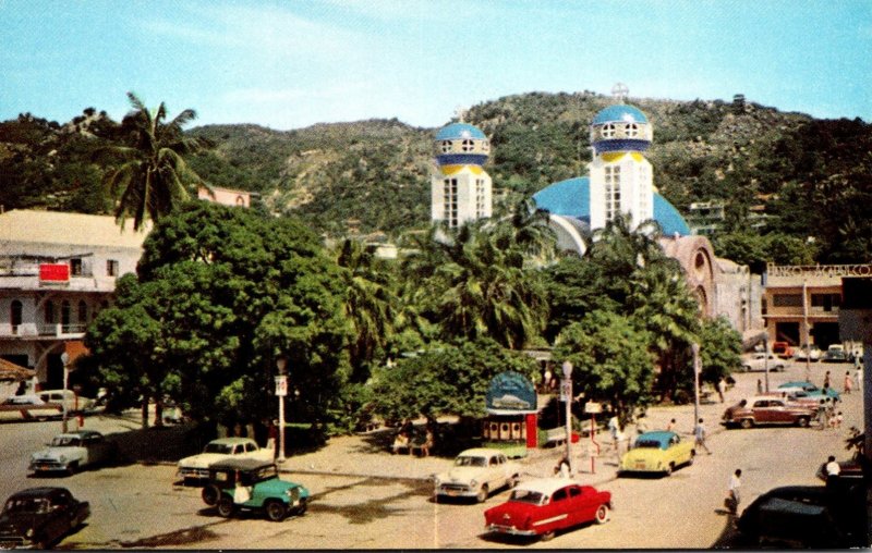 Mexico Acapulco Main Church and Central Park