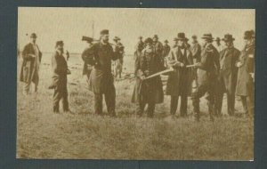 Ca 1940 Post Card Railroads Commissioners & Directors On The 100th Meridian-----