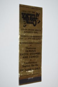 Club Juana Casselberry Florida 20 Front Strike Matchbook Cover