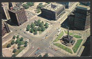 Ohio, Cleveland - Aerial View Of Public Square - [OH-034]