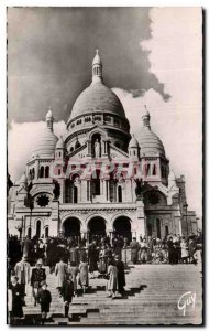 Modern Postcard Paris And Its Wonders The Basilica of Sacre Coeur Montmartre