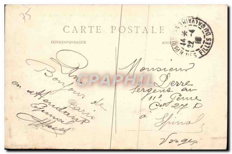 Old Postcard Paris Pont Alexandre III