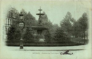 CPA Nord ROUBAIX Fontaine des Trois Graces (983573)