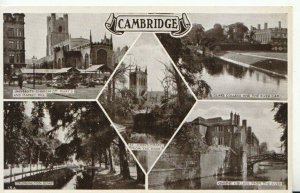 Cambridgeshire Postcard - Views of Cambridge. Posted - Ref TZ10085