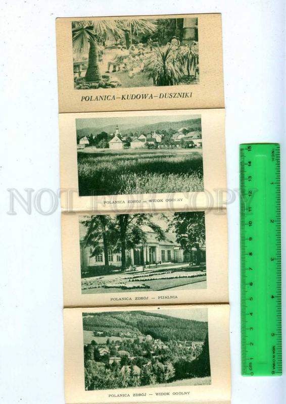 189044 POLAND Polanica Kudowa Duszniki Old set 10 card booklet