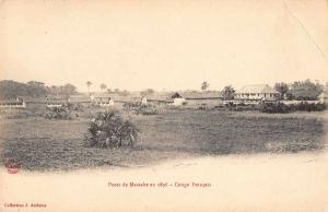 Massabe Station Congo Francais Scenic View Antique Postcard (J34742) 