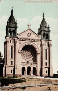 The Cathedral St Boniface MB Manitoba Unused Postcard H56