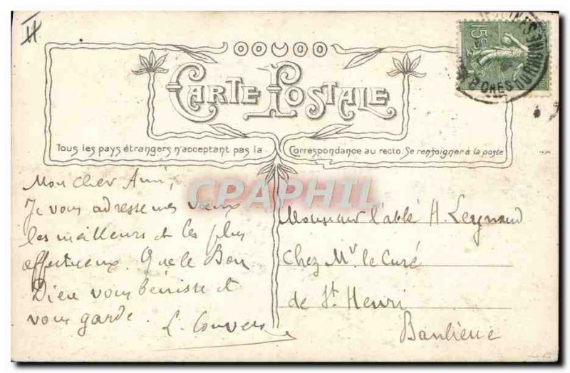 Postcard Old St Andre Surname