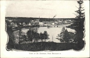 St Stephen New Brunswick NB c1905 Private Mailing Card Vintage Postcard