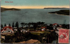 Australia Sydney Heads New South Wales Vintage Postcard C058