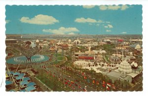 NY - NY World's Fair 1964-65. Aerial View of the Fairgrounds