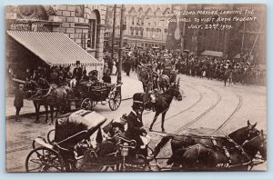 London England Postcard Lord Mayors Leaving Guildhall for Bath Pageant 1909