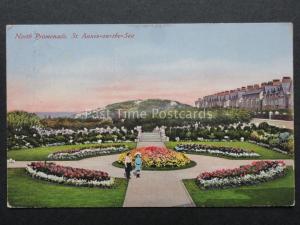 Lancashire: BLACKBURN Garden of Remembrance Corporation Park c1930 by Valentine'