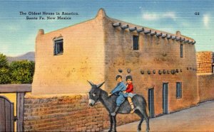 New Mexico Santa Fe Oldest House In America