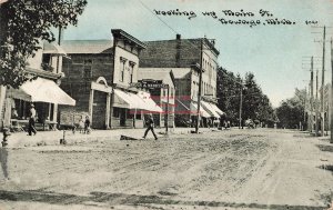MI, Newago, Michigan, Main Street, Business Section, 1911 PM, Williams No 8040