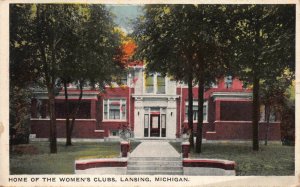 Postcard Home of the Women's Clubs in Lansing, Michigan~122903