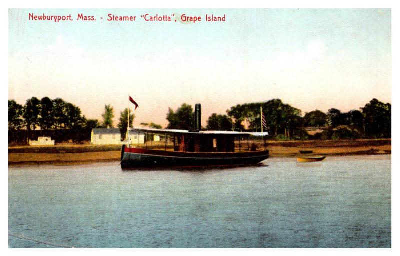 Massachusetts  Newburyport , Grape Island , Steamer Carlotta