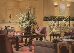 Dublin Irish Hilton Hotel Lobby Postcard