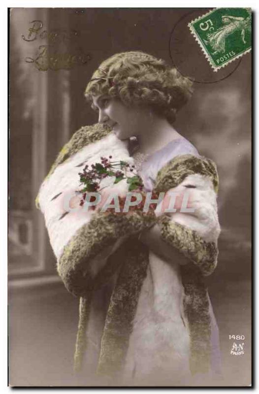 Old Postcard Fantaisie Fur