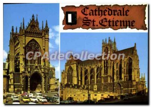 Postcard Modern Em Lorraine Metz Moselle France Cathedrale Saint Etienne