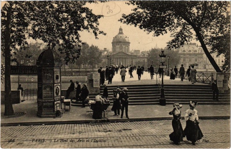 CPA PARIS 1e - Le Pont des arts et l'Institut (79931)