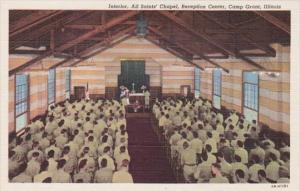 Illinois Rockford Interior All Saints' Chapel Reception Center Camp Grant Cur...