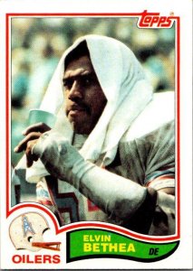 1982 Topps Football Card Elvin Bethea Houston Oilers sk8933