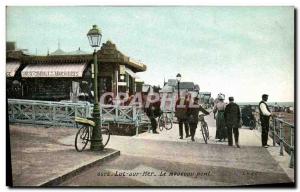 Old Postcard Luc Sur Mer New Bridge