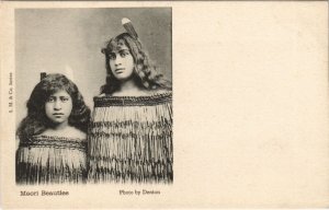 PC NEW ZEALAND, MAORI BEAUTIES, Vintage Postcard (B41435)